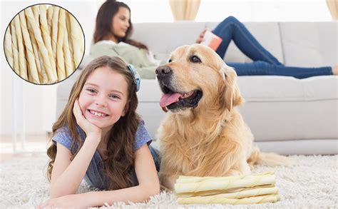 Woofy Dog Natural Twisted Rawhide Chew Sticks Calcium White Twisted ...