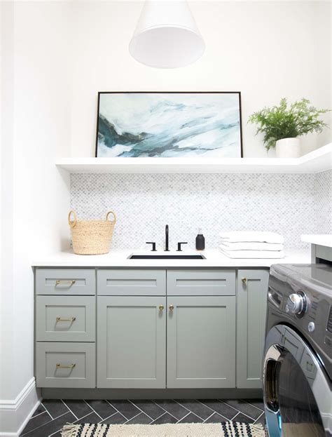 The 6 Best Laundry Room Paint Colors for Your Cabinets - Plank and Pillow