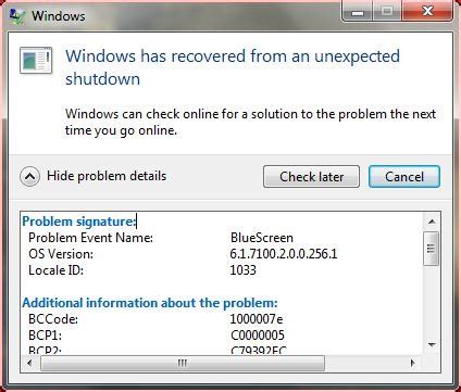 Image result for Windows 7 Computer Crash