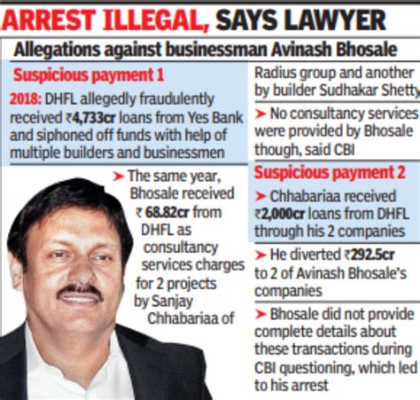 Arrest illegal? Pune businessman Avinash Bhosale's remand hearing ...