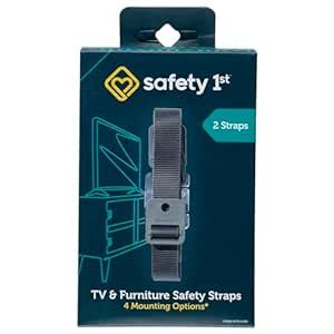Buy Safety 1st TV & Furniture Safety Straps, Black Online at Low Prices ...