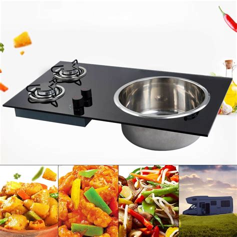 RV Camper 2 Burners Boat Caravan LPG Gas Stove Hob India | Ubuy