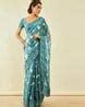 Buy Teal Sarees for Women by SOCH Online | Ajio.com