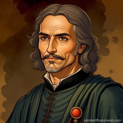 Renaissance Spanish Writer | Stable Diffusion Online