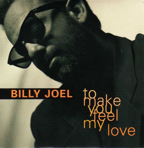 Billy Joel – To Make You Feel My Love (1997, Cardboard-Sleeve, CD ...
