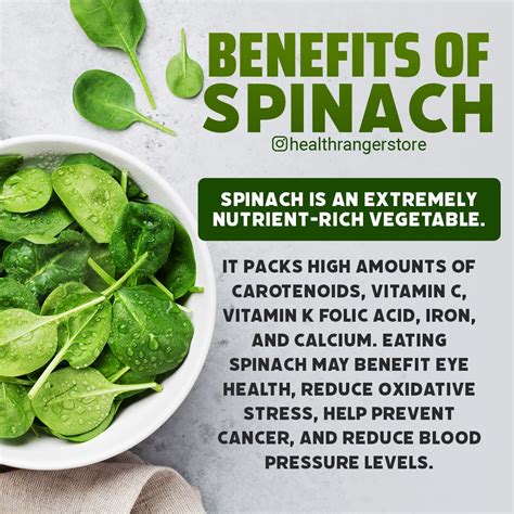 Benefits of spinach – Artofit