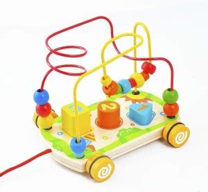 Tiny Tales My Rolling Bead Maze Labyrinth with Shape Sorter and Numbers ...