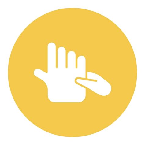 Hand massage icon | Premium Vector