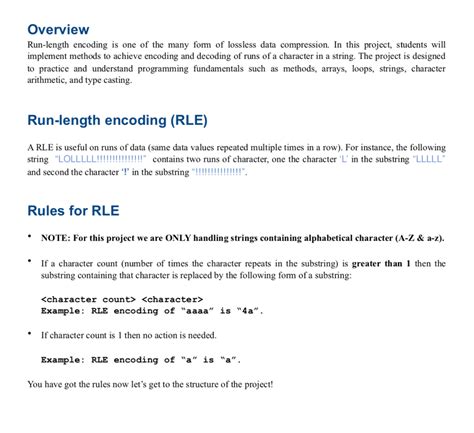 Image result for Run-Length Encoding Questions