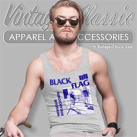 Black Flag Shirt Nervous Breakdown - Vintagenclassic Tee