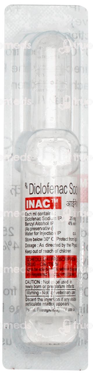 Inac 25 MG Injection 3 ML | Order Inac 25 MG Injection 3 ML Online at ...
