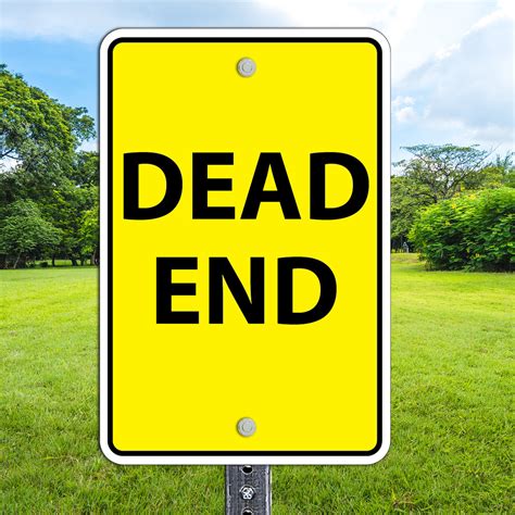 Image result for Dead-End Sign