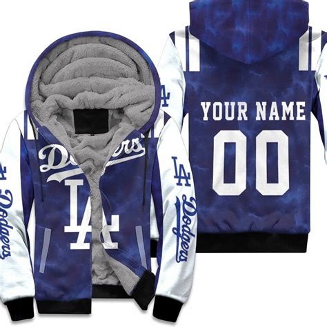 Los Angeles Dodgers Mlb Fan 3D Personalized Fleece Hoodie Model a6694 ...