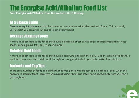 Acid alkaline-food-chart | PDF
