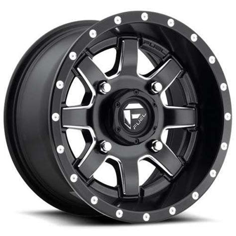 Fuel UTV Maverick D538 15x7 Milled Black Wheels Rims 4x156 13 ...