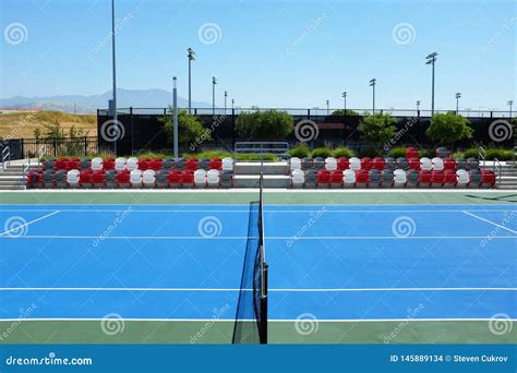 Championship Court at the Great Park Tennis Facility Editorial Stock ...