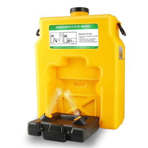 Portable Eye Wash Station 14gal, Wall Mount Eyewash Station OSHA ...