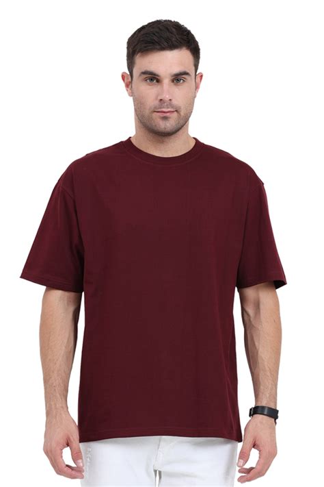 Wildwood Maroon Oversized T-Shirt - The Khoj Store