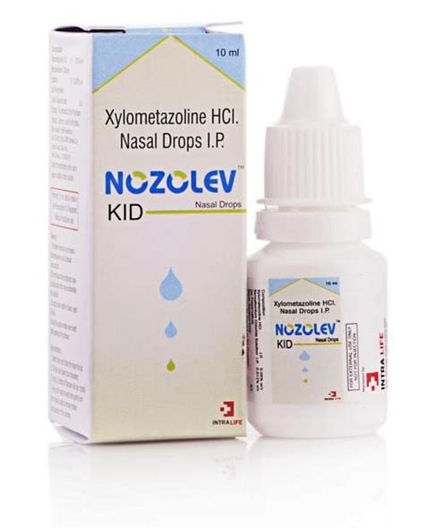 NOZOLEV KID NASAL DROPS INTRA LIFE