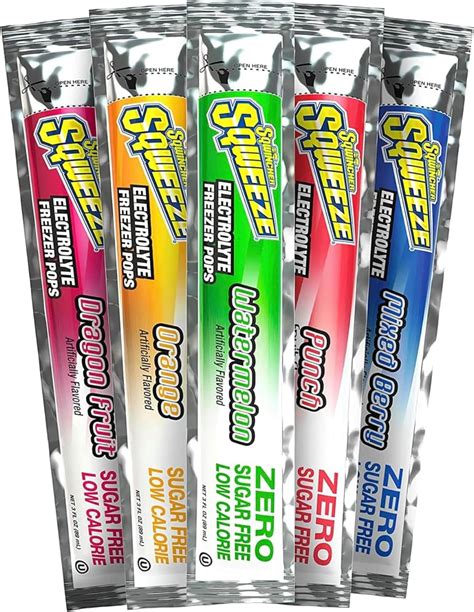 Amazon.com: All Sport Sugar-Free - Freezer Pops, Giant Sized 3oz, 144 ...