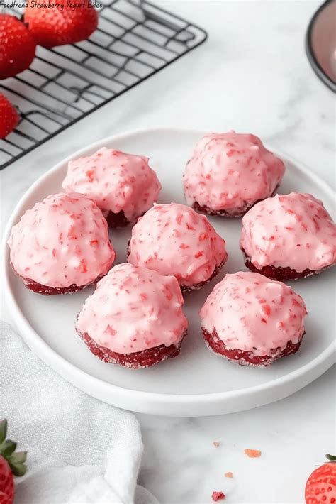 Foodtrend Strawberry Yogurt Bites | JustWorthi