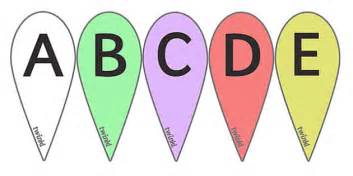 A-Z Letter Fans (Capitals)