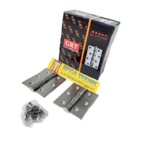Jual Engsel Pintu GRT SN Putih 3 / 4 / 5 Inch + Skrup - Engsel Daun ...