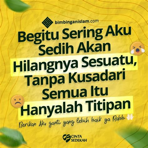 Sungguh kita semua terlahir tanpa membawa barang apa-apa dan akan ...