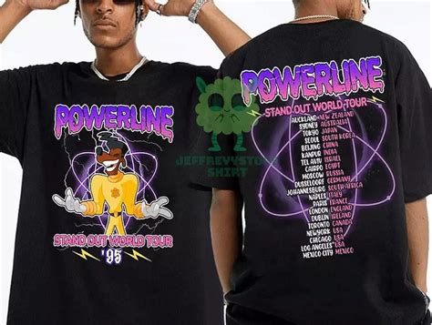 Powerline Stand Out World Tour Shirt, Powerline Goofy Movie Shirt ...