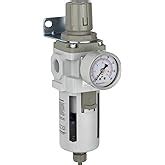 HOSEMART FRL Unit 1/2" Inch BSP Pneumatic (Air Filter + Regulator ...