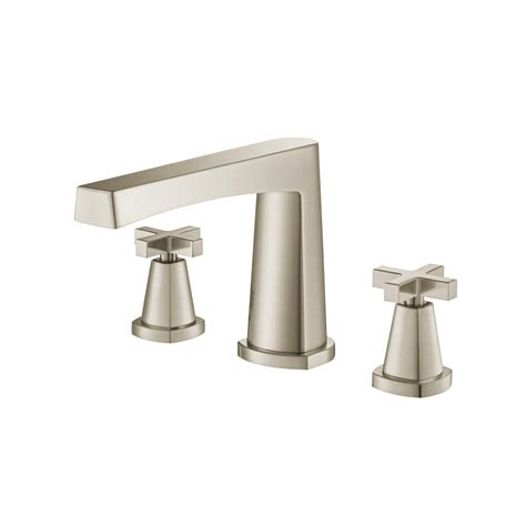 Isenberg Serie 240 14" Three-Hole Brushed Nickel PVD Solid Brass Deck ...