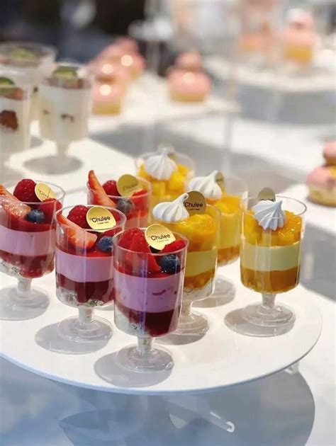 10pcs High Ball Cup, Western Style Dessert Cups, Home Pudding Cup Molds ...