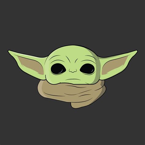 Yoda Head Vector
