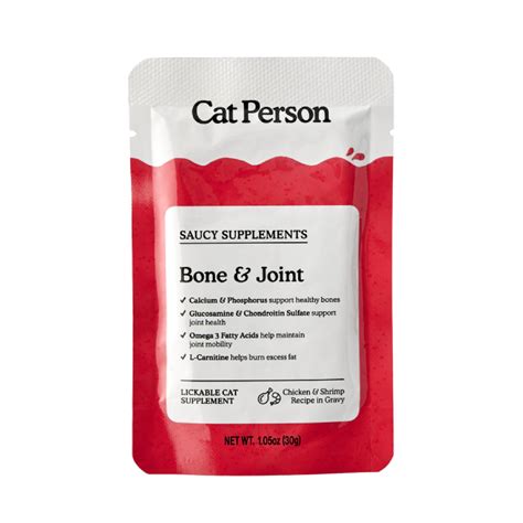 Weruva Cat Person Chicken & Shrimp Bone & Joint Saucy Supplement