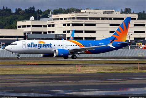 N821NV Allegiant Air Boeing 737-8200 MAX Photo by Jay Huang | ID ...