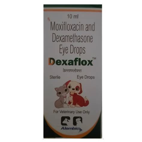 Buy Alembic Dexaflox (Moxifloxacin & Dexamethasone) Eye Drops for Dogs ...