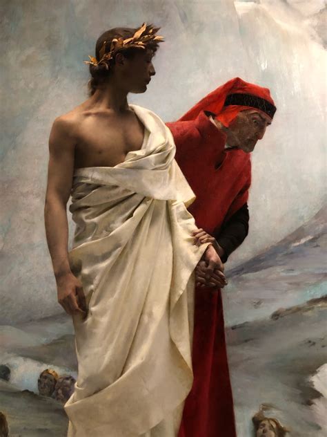 Dante and Virgil in Hell (detail) by Gustave Courtois – @illustratus on ...