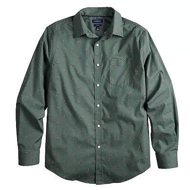 Men's Croft & Barrow® True Comfort Classic-Fit Stretch Button-Down Shirt