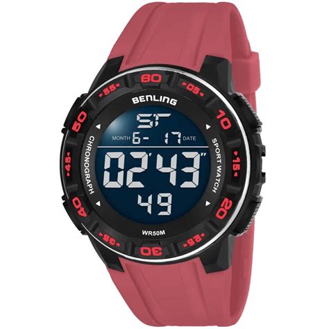 Digital Wrist Watch with Led Backlight | Stopwatch | Calendar | Sports ...