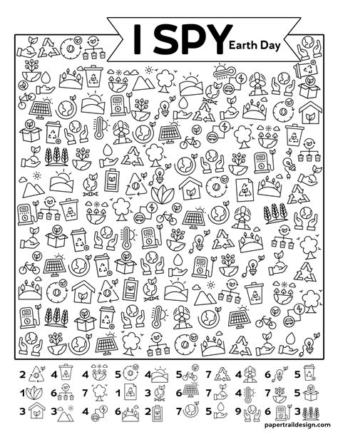 Earth Day Activity Sheets Printable