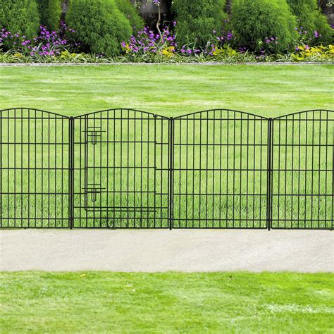 Amazon.com : INJOPEXI Decorative Garden Fence 6 Panels 11.8ft (L)×30in ...