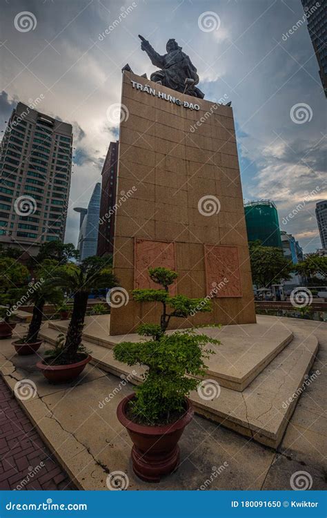 Monument of the Military Leader Tran Hung Dao in Saigon, Vietnam ...