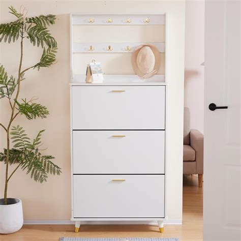 Cobeauik Shoe Storage Cabinet,Shoe Cabinet Storage with Legs India | Ubuy