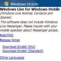 Windows Live Mobile Search Software 的图像结果