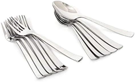 Buy Parage Stainless Steel Spoon Set & Fork Set 12 Pieces for Tea ...