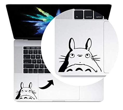 GADGETS WRAP Totoro Big Head Trackpad Decal Laptop Sticker for MacBook ...