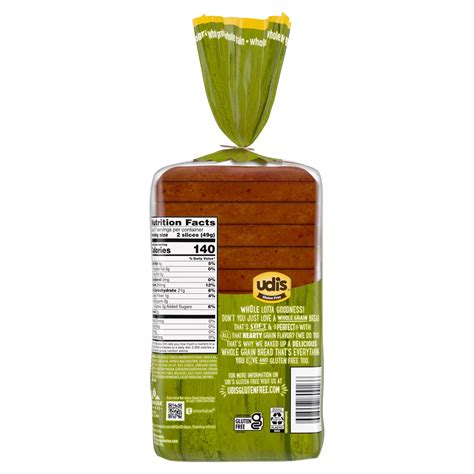 Udi's Gluten Free Whole Grain Bread - Shop Loaves at H-E-B