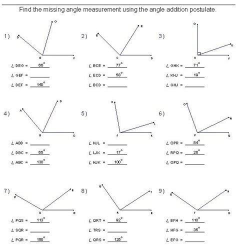 Angle Measurement Geometry 的图像结果