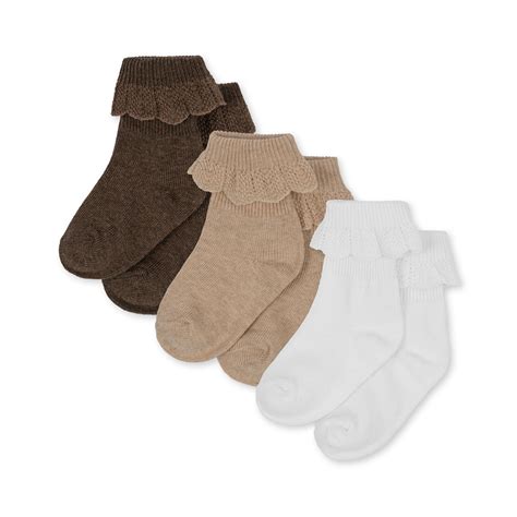 Zeķes 3 gab., Optic white/Sand/Brown – Mr.Bunny Shop