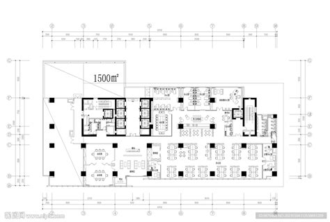 1500平大型办公室装修案例-现代简约风格_现代简约 -工程案例-匠御设计